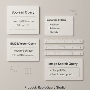 RapidQuery Studio — Prompt & Ranking Playbook (Lite)
