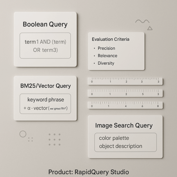 RapidQuery Studio — Prompt & Ranking Playbook (Lite)