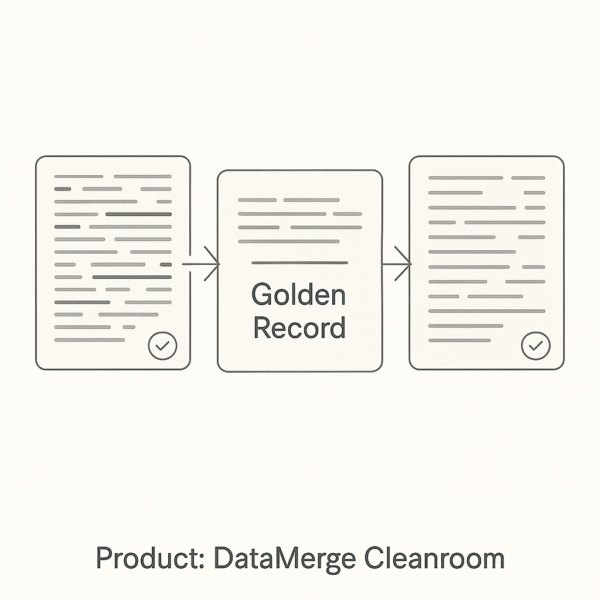 DataMerge Cleanroom — Dedup & Golden Record Studio